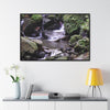 Rainforest Trails & Views - Gallery Canvas Wraps, Horizontal Frame - El Yunque National Forest - Puerto Rico - Juan Diego Trail & River - Green Forest Home