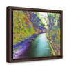 Rainforest Trails & Views - Gallery Canvas Wraps, Horizontal Frame - El Yunque National Forest - Puerto Rico - Mt Britton Loop road - color enhanced - Green Forest Home