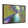 Rainforest Trails & Views - Gallery Canvas Wraps, Horizontal Frame - El Yunque National Forest - Puerto Rico - Mt Britton Loop road - color enhanced - Green Forest Home