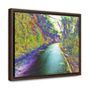 Rainforest Trails & Views - Gallery Canvas Wraps, Horizontal Frame - El Yunque National Forest - Puerto Rico - Mt Britton Loop road - color enhanced - Green Forest Home