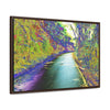 Rainforest Trails & Views - Gallery Canvas Wraps, Horizontal Frame - El Yunque National Forest - Puerto Rico - Mt Britton Loop road - color enhanced - Green Forest Home
