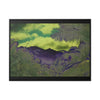 Rainforest Trails & Views - Gallery Canvas Wraps, Horizontal Frame - El Yunque National Forest - Puerto Rico - Mt Britton road view of Mt Britton - color enhanced - Green Forest Home