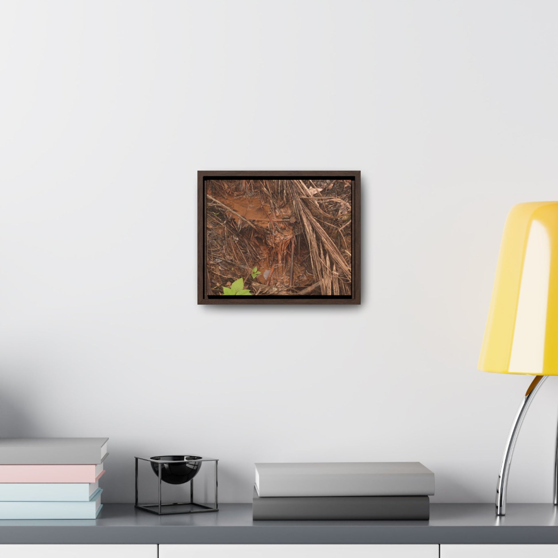 Rainforest Trails & Views - Gallery Canvas Wraps, Horizontal Frame - El Yunque National Forest - Puerto Rico - Muddy stream after rain - Green Forest Home
