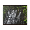 Rainforest Trails & Views - Gallery Canvas Wraps, Horizontal Frame - El Yunque National Forest - Puerto Rico - Nikon Telephoto view of the upper La Coca Falls - Green Forest Home