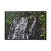 Rainforest Trails & Views - Gallery Canvas Wraps, Horizontal Frame - El Yunque National Forest - Puerto Rico - Nikon Telephoto view of the upper La Coca Falls - Green Forest Home