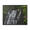 Rainforest Trails & Views - Gallery Canvas Wraps, Horizontal Frame - El Yunque National Forest - Puerto Rico - Nikon Telephoto view of the upper La Coca Falls - Green Forest Home