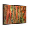 Rainforest Trails & Views - Gallery Canvas Wraps, Horizontal Frame - El Yunque National Forest - Puerto Rico - Red Roots of the Sierra Palm - that survive Hurricane Maria 140 MPH winds in Tradewinds Trail - Green Forest Home