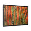 Rainforest Trails & Views - Gallery Canvas Wraps, Horizontal Frame - El Yunque National Forest - Puerto Rico - Red Roots of the Sierra Palm - that survive Hurricane Maria 140 MPH winds in Tradewinds Trail - Green Forest Home
