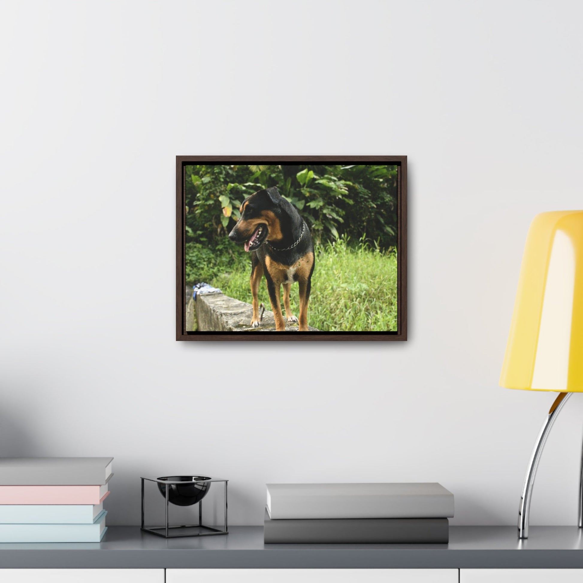 Rainforest Trails & Views - Gallery Canvas Wraps, Horizontal Frame - El Yunque National Forest - Puerto Rico - Rio Sabana Cubuy River - Firo the dog explorer - Green Forest Home