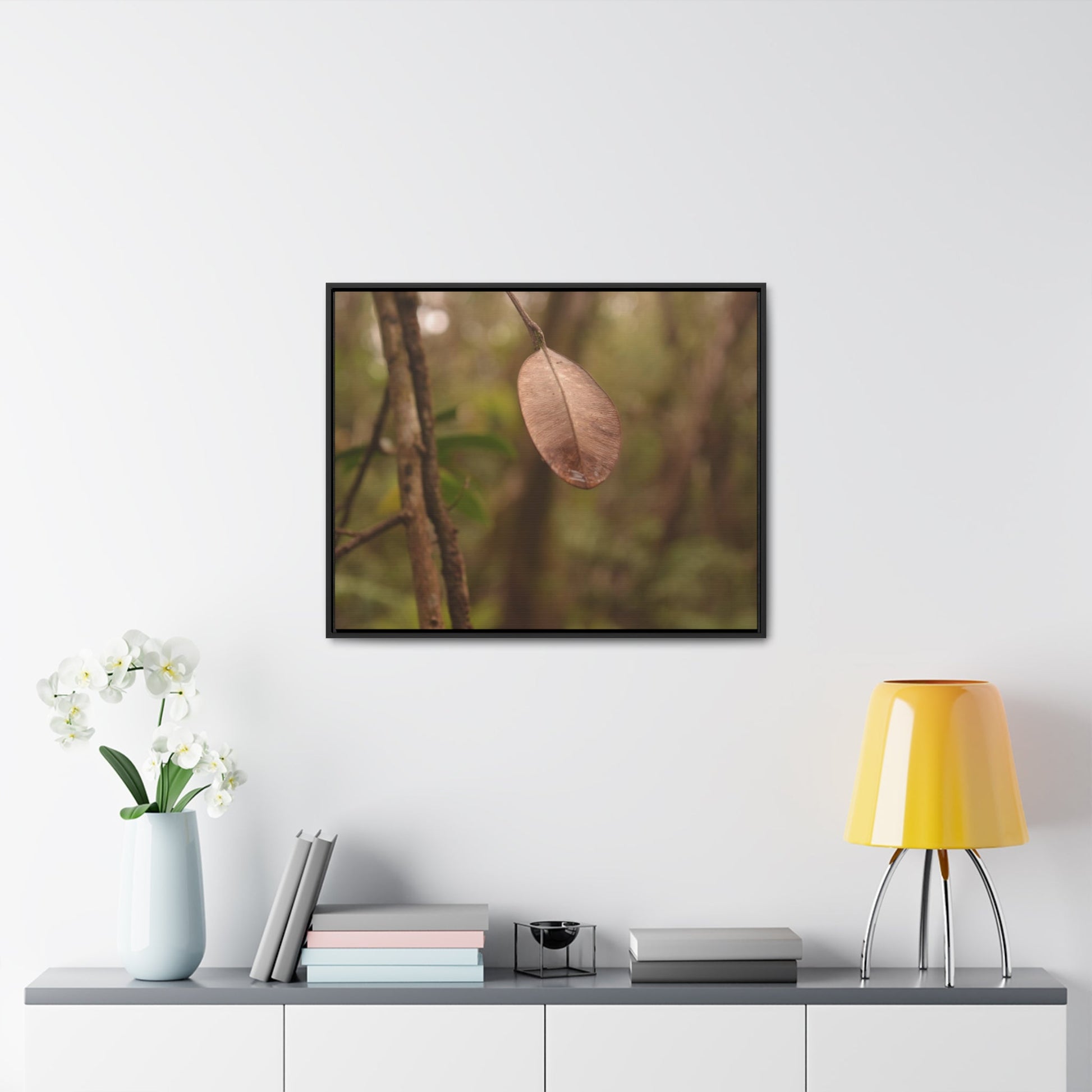Rainforest Trails & Views - Gallery Canvas Wraps, Horizontal Frame - El Yunque National Forest - Puerto Rico - Rio Sabana Fine details of the forest - Green Forest Home
