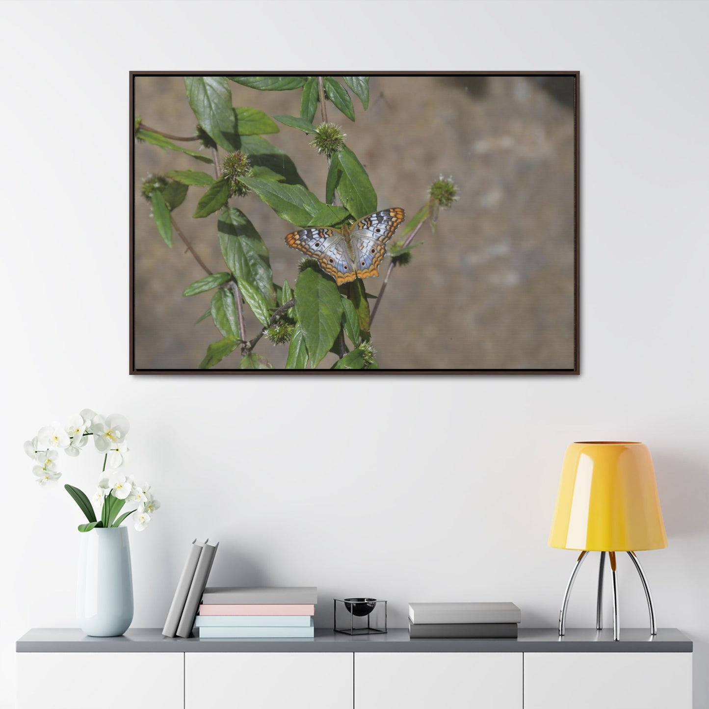 Rainforest Trails & Views - Gallery Canvas Wraps, Horizontal Frame - El Yunque National Forest - Puerto Rico - Rio Sabana Park Butterfly - Green Forest Home