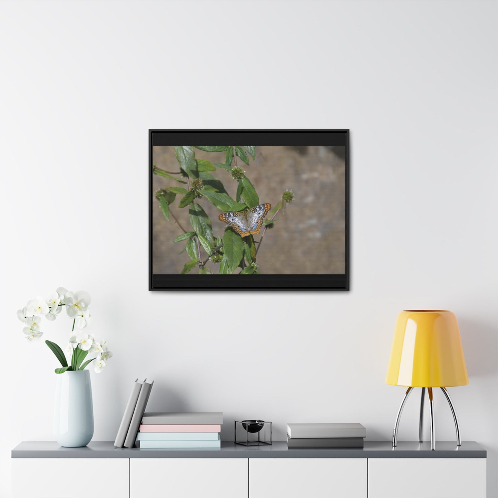 Rainforest Trails & Views - Gallery Canvas Wraps, Horizontal Frame - El Yunque National Forest - Puerto Rico - Rio Sabana Park Butterfly - Green Forest Home