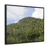 Rainforest Trails & Views - Gallery Canvas Wraps, Horizontal Frame - El Yunque National Forest - Puerto Rico - Rio Sabana park dense forest mountains - Green Forest Home
