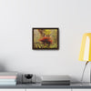 Rainforest Trails & Views - Gallery Canvas Wraps, Horizontal Frame - El Yunque National Forest - Puerto Rico - Rio Sabana red & green Bromeliads in Sierra Palm - Green Forest Home