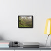 Rainforest Trails & Views - Gallery Canvas Wraps, Horizontal Frame - El Yunque National Forest - Puerto Rico - Rio Sabana Sierra Palm Tree fallen by Hurricane Maria - Green Forest Home