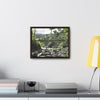 Rainforest Trails & Views - Gallery Canvas Wraps, Horizontal Frame - El Yunque National Forest - Puerto Rico - Rio Sabana Trail - Green Forest Home