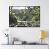 Rainforest Trails & Views - Gallery Canvas Wraps, Horizontal Frame - El Yunque National Forest - Puerto Rico - Rio Sabana Trail - Green Forest Home