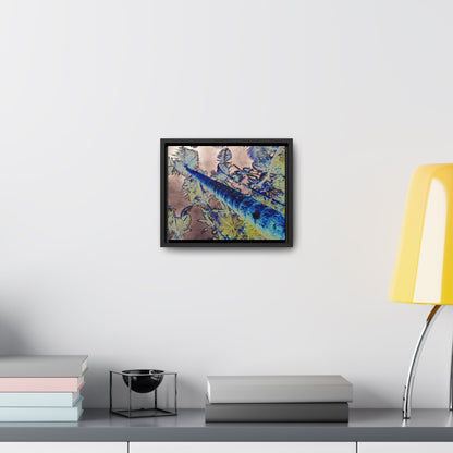 Rainforest Trails & Views - Gallery Canvas Wraps, Horizontal Frame - El Yunque National Forest - Puerto Rico - Rio Sabana Trail Color-Enhanced Sierra Palms - Green Forest Home