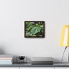 Rainforest Trails & Views - Gallery Canvas Wraps, Horizontal Frame - El Yunque National Forest - Puerto Rico - Rio Sabana trail - one of 250 plant species of l Yunque - Green Forest Home