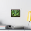 Rainforest Trails & Views - Gallery Canvas Wraps, Horizontal Frame - El Yunque National Forest - Puerto Rico - Rio Sabana trail - one of 250 plant species of l Yunque - Green Forest Home