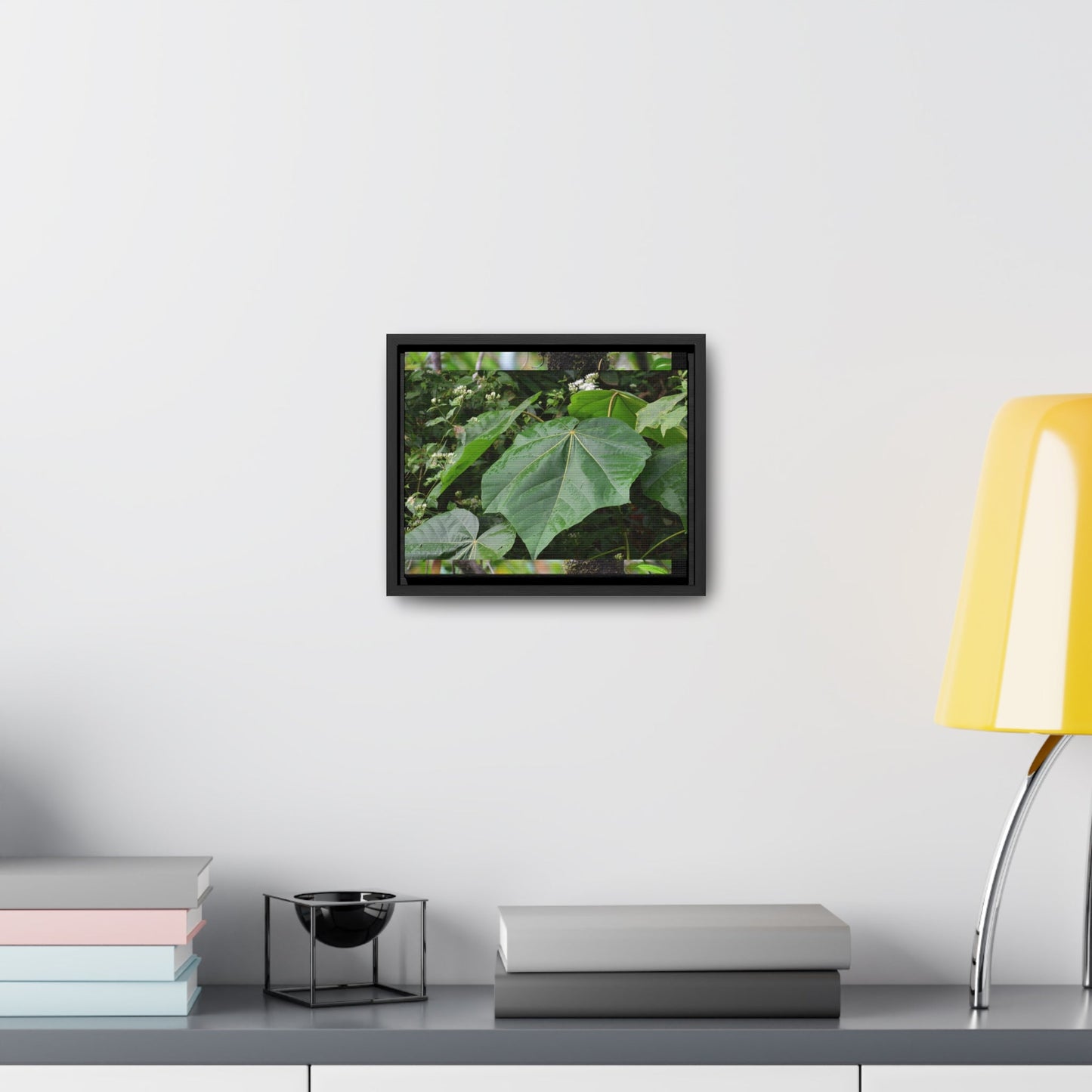 Rainforest Trails & Views - Gallery Canvas Wraps, Horizontal Frame - El Yunque National Forest - Puerto Rico - Rio Sabana trail - one of 250 plant species of l Yunque - Green Forest Home