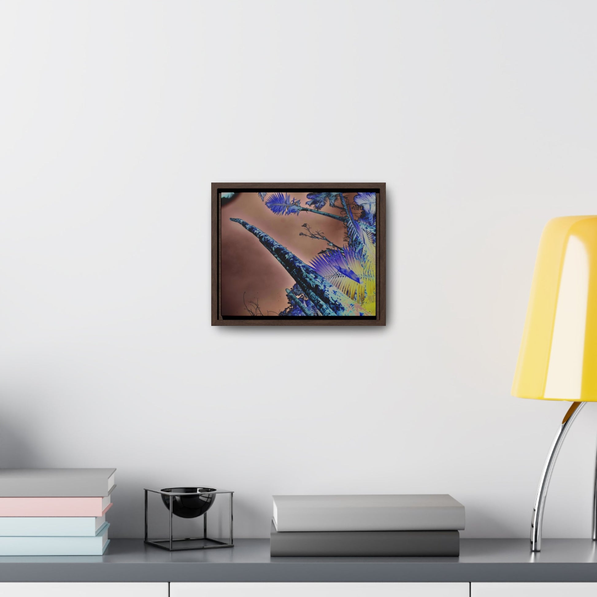 Rainforest Trails & Views - Gallery Canvas Wraps, Horizontal Frame - El Yunque National Forest - Puerto Rico - Rio Sabana Trail Sierra Palm destroyed by Maria - color enhanced - Green Forest Home