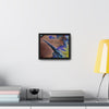 Rainforest Trails & Views - Gallery Canvas Wraps, Horizontal Frame - El Yunque National Forest - Puerto Rico - Rio Sabana Trail Sierra Palm destroyed by Maria - color enhanced - Green Forest Home