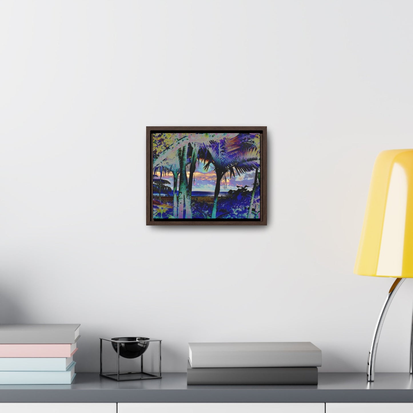 Rainforest Trails & Views - Gallery Canvas Wraps, Horizontal Frame - El Yunque National Forest - Puerto Rico - Rio Sabana Trail Sunset Color-Enhanced to reveal amazing details - Green Forest Home