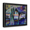 Rainforest Trails & Views - Gallery Canvas Wraps, Horizontal Frame - El Yunque National Forest - Puerto Rico - Rio Sabana Trail Sunset Color-Enhanced to reveal amazing details - Green Forest Home