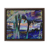 Rainforest Trails & Views - Gallery Canvas Wraps, Horizontal Frame - El Yunque National Forest - Puerto Rico - Rio Sabana Trail Sunset Color-Enhanced to reveal amazing details - Green Forest Home