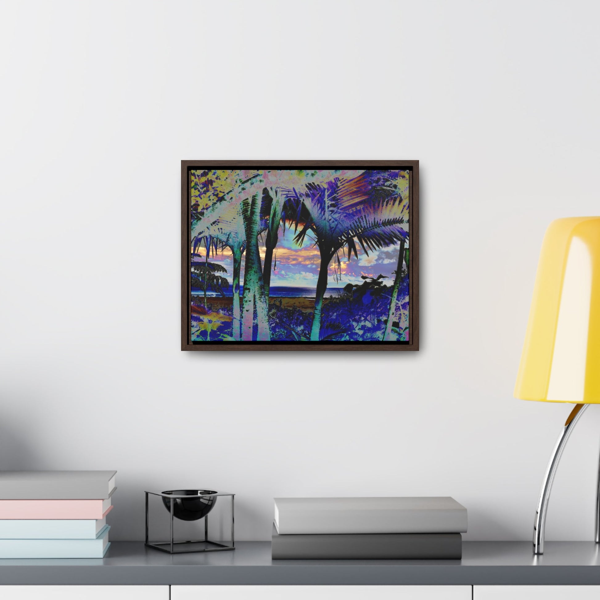 Rainforest Trails & Views - Gallery Canvas Wraps, Horizontal Frame - El Yunque National Forest - Puerto Rico - Rio Sabana Trail Sunset Color-Enhanced to reveal amazing details - Green Forest Home