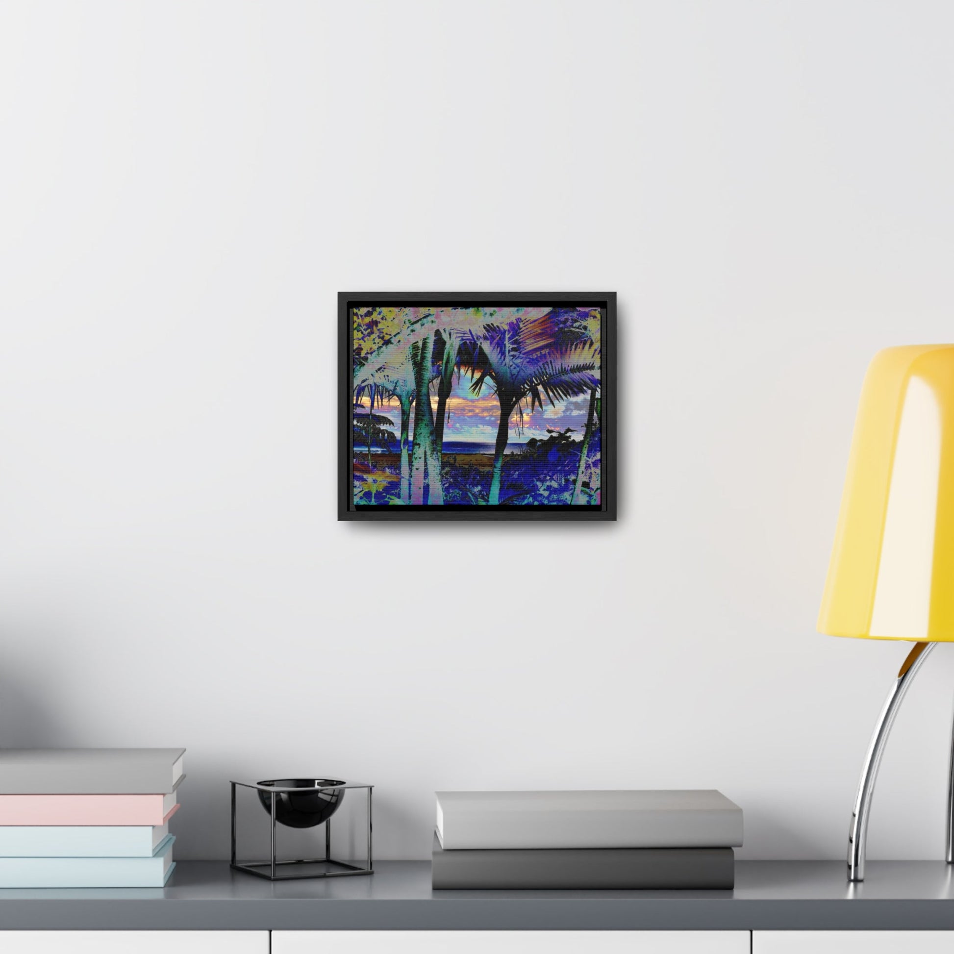 Rainforest Trails & Views - Gallery Canvas Wraps, Horizontal Frame - El Yunque National Forest - Puerto Rico - Rio Sabana Trail Sunset Color-Enhanced to reveal amazing details - Green Forest Home