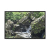 Rainforest Trails & Views - Gallery Canvas Wraps, Horizontal Frame - El Yunque National Forest - Puerto Rico - River near recreation area in El Yunque - Green Forest Home