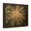Rainforest Trails & Views - Gallery Canvas Wraps, Horizontal Frame - El Yunque National Forest - Puerto Rico - Starlike seeds of the Sierra Palm - Green Forest Home