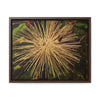 Rainforest Trails & Views - Gallery Canvas Wraps, Horizontal Frame - El Yunque National Forest - Puerto Rico - Starlike seeds of the Sierra Palm - Green Forest Home