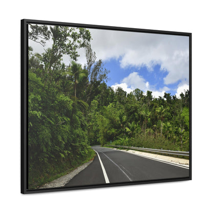 Rainforest Trails & Views - Gallery Canvas Wraps, Horizontal Frame - El Yunque National Forest - Puerto Rico - The amazing road into El Yunque (north) PR 191 - Green Forest Home