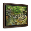 Rainforest Trails & Views - Gallery Canvas Wraps, Horizontal Frame - El Yunque National Forest - Puerto Rico - The Famous La Mina Trail & River - Green Forest Home