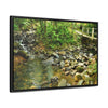 Rainforest Trails & Views - Gallery Canvas Wraps, Horizontal Frame - El Yunque National Forest - Puerto Rico - The Famous La Mina Trail & River - Green Forest Home