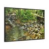 Rainforest Trails & Views - Gallery Canvas Wraps, Horizontal Frame - El Yunque National Forest - Puerto Rico - The Famous La Mina Trail & River - Green Forest Home
