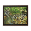Rainforest Trails & Views - Gallery Canvas Wraps, Horizontal Frame - El Yunque National Forest - Puerto Rico - The Famous La Mina Trail & River - Green Forest Home
