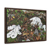 Rainforest Trails & Views - Gallery Canvas Wraps, Horizontal Frame - El Yunque National Forest - Puerto Rico - The huge variety of the Yagrumo Tree leaves - white below - Green Forest Home