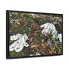 Rainforest Trails & Views - Gallery Canvas Wraps, Horizontal Frame - El Yunque National Forest - Puerto Rico - The huge variety of the Yagrumo Tree leaves - white below - Green Forest Home