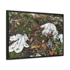 Rainforest Trails & Views - Gallery Canvas Wraps, Horizontal Frame - El Yunque National Forest - Puerto Rico - The huge variety of the Yagrumo Tree leaves - white below - Green Forest Home