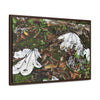 Rainforest Trails & Views - Gallery Canvas Wraps, Horizontal Frame - El Yunque National Forest - Puerto Rico - The huge variety of the Yagrumo Tree leaves - white below - Green Forest Home