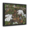 Rainforest Trails & Views - Gallery Canvas Wraps, Horizontal Frame - El Yunque National Forest - Puerto Rico - The huge variety of the Yagrumo Tree leaves - white below - Green Forest Home