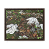 Rainforest Trails & Views - Gallery Canvas Wraps, Horizontal Frame - El Yunque National Forest - Puerto Rico - The huge variety of the Yagrumo Tree leaves - white below - Green Forest Home