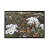 Rainforest Trails & Views - Gallery Canvas Wraps, Horizontal Frame - El Yunque National Forest - Puerto Rico - The huge variety of the Yagrumo Tree leaves - white below - Green Forest Home