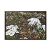 Rainforest Trails & Views - Gallery Canvas Wraps, Horizontal Frame - El Yunque National Forest - Puerto Rico - The huge variety of the Yagrumo Tree leaves - white below - Green Forest Home