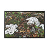 Rainforest Trails & Views - Gallery Canvas Wraps, Horizontal Frame - El Yunque National Forest - Puerto Rico - The huge variety of the Yagrumo Tree leaves - white below - Green Forest Home