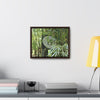 Rainforest Trails & Views - Gallery Canvas Wraps, Horizontal Frame - El Yunque National Forest - Puerto Rico - The main road PR 191 sign inside bamboos - built in the 1950's the major road crossed El Yunque - Green Forest Home